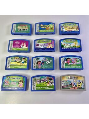 12 Leap Frog Leapster Learning Games Assorted Titles Untested **READ ID